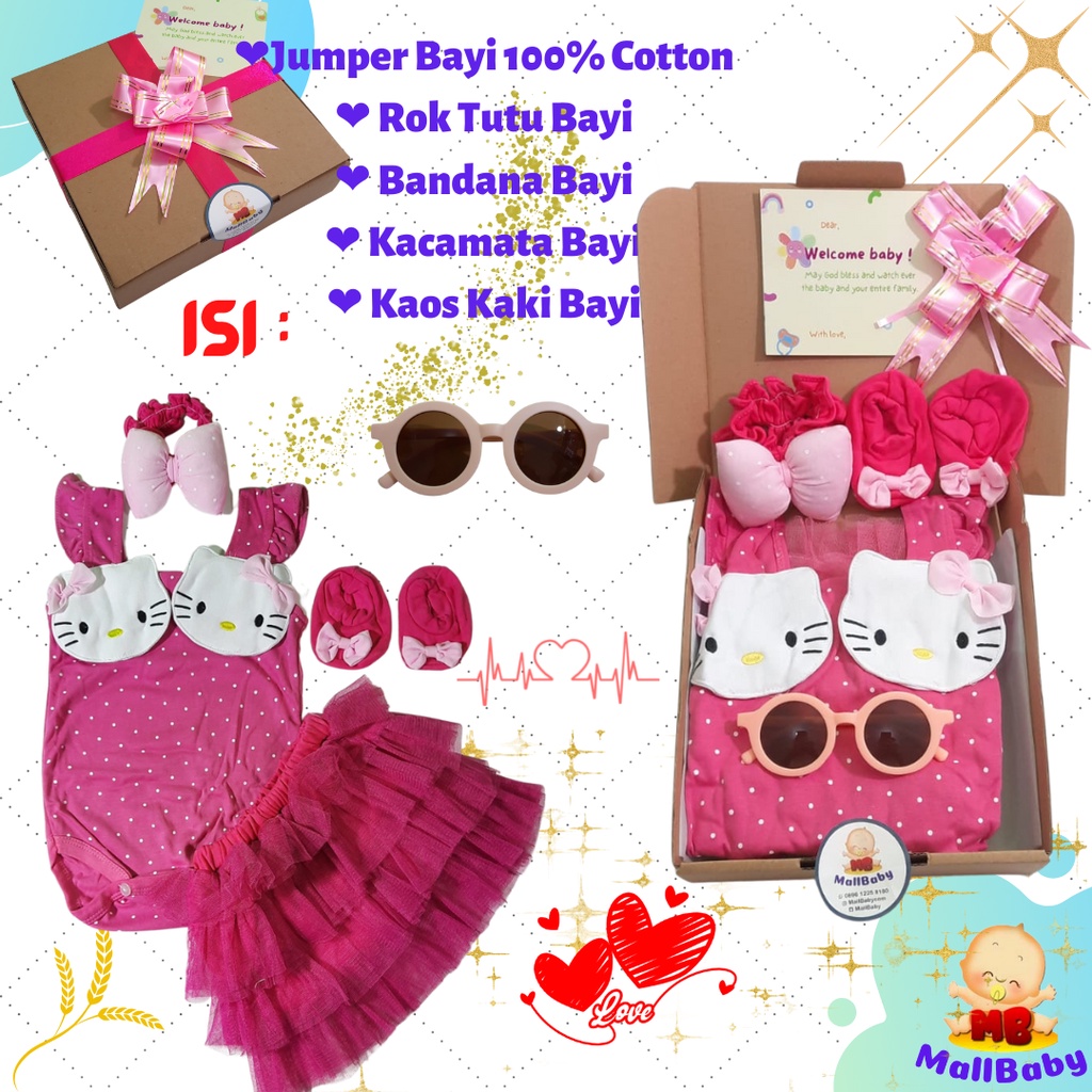 Kado Bayi Lahiran Bayi Cewek Hampers Baby Girl Gift Set