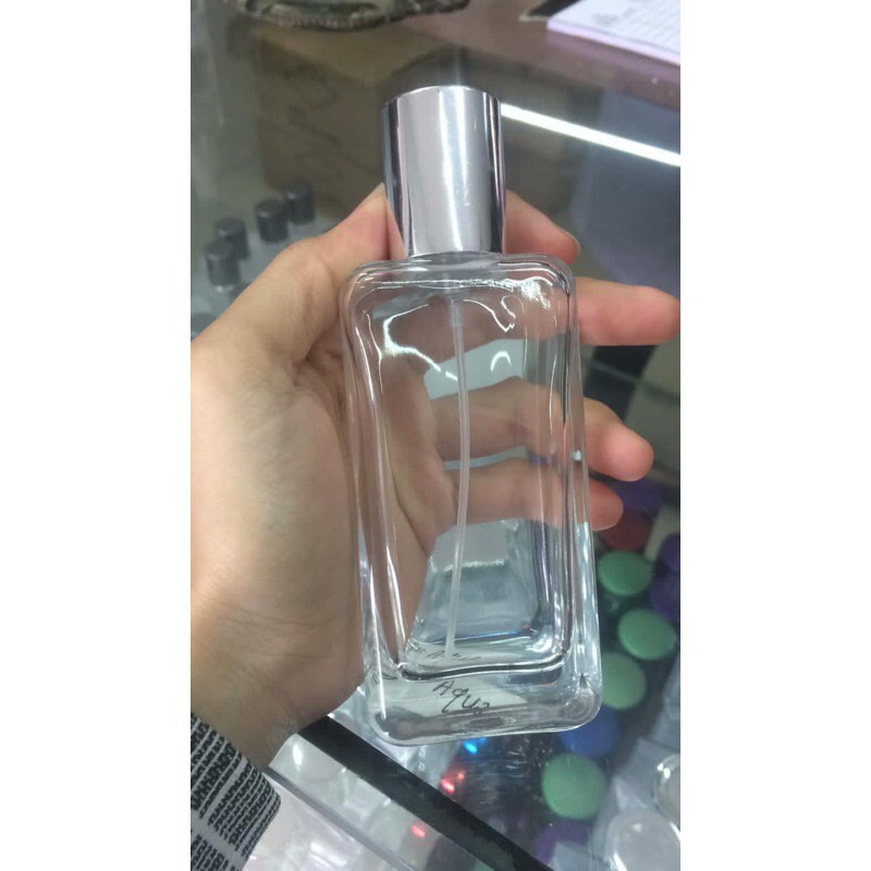 botol parfum atelier 50 ml/ botol parfum kotak 50 ml/ botol perfume kaca spray / botol unik