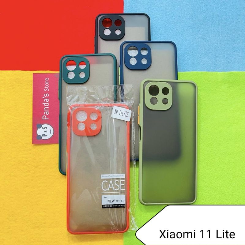 Case Xiaomi 11 lite My choice Original + Ring Kamera / Pelindung Kamera (PsS)