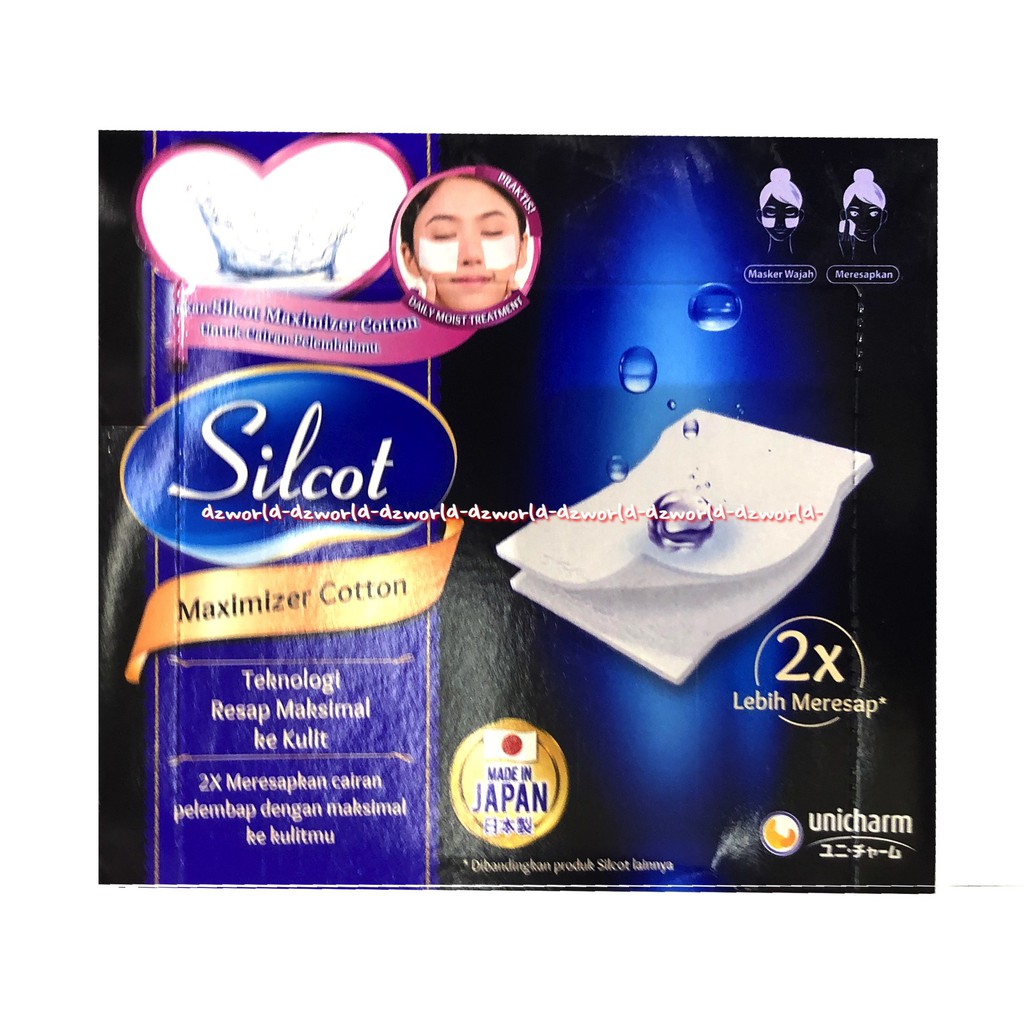 Silcot Maximizer Cotton Kapas Jepang Unicharm Resep Maximal 40pcs