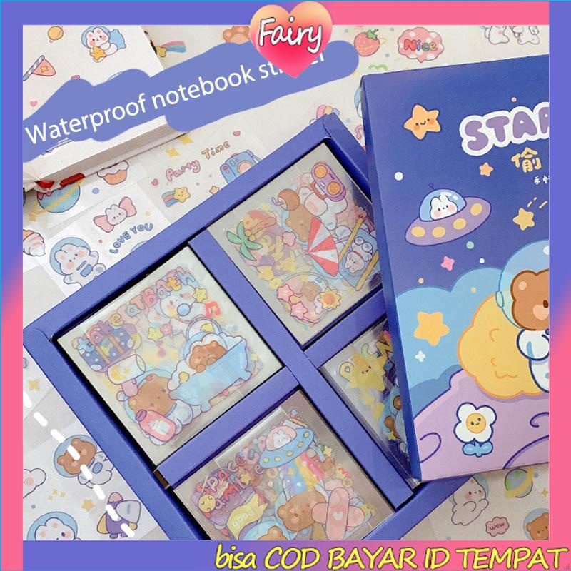 

COD✨Kartun Tahan Air Tanpa Jejak Buku Pegangan Stiker Dekorasi Pola Kecil DIY Stiker Lucu F