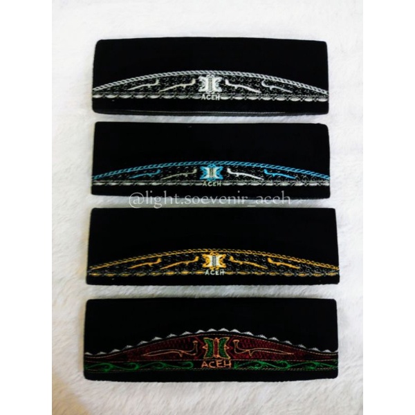 Peci Bordiran Khas Pintu Aceh/Peci Aceh Bordir