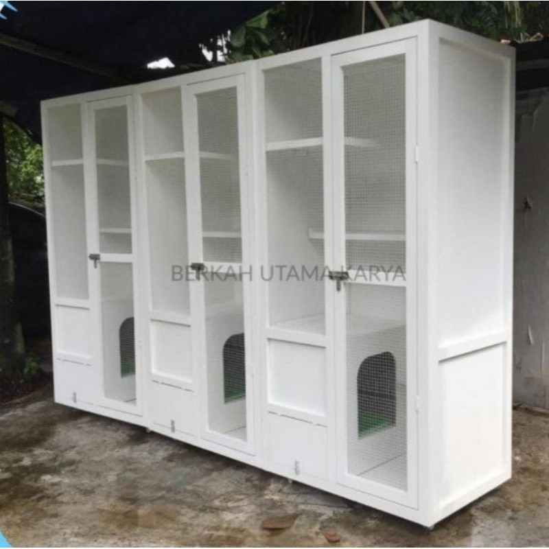 kandang kucing minimal ukuran besar jumbo bahan kayu bisa custom