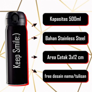 TUMBLER CUSTOM FREE DESAIN  NAMA DAN TULISAN  SUKA SUKA 