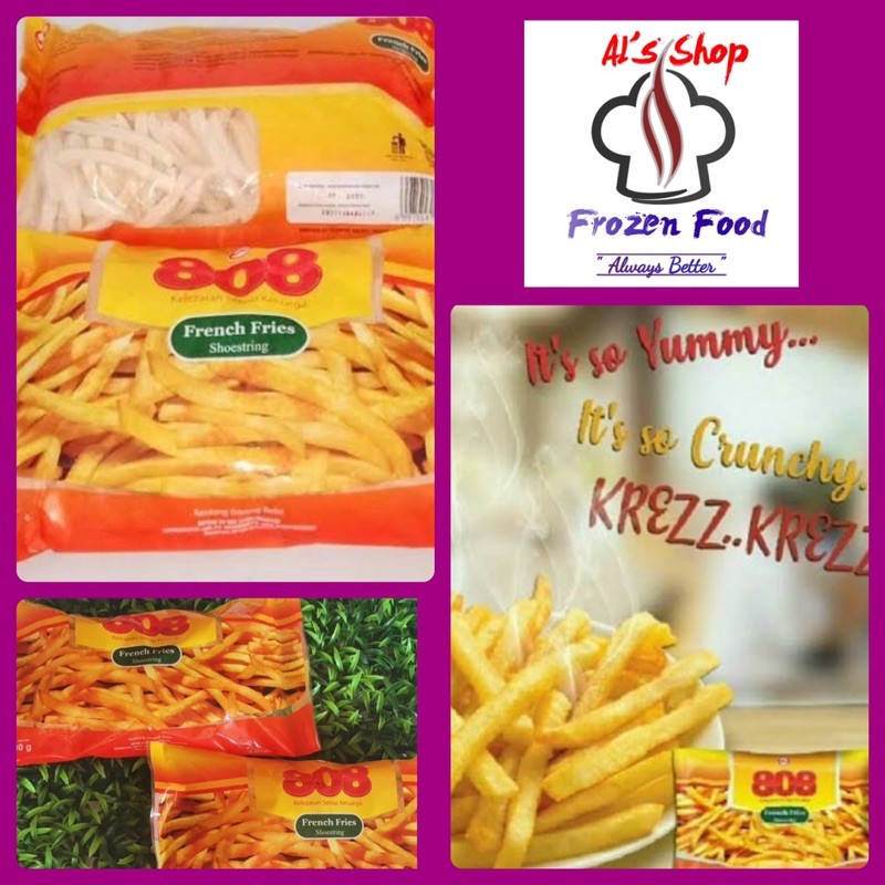 808 Kentang Goreng 500gr Kentang Beku French Fries Shopee Indonesia