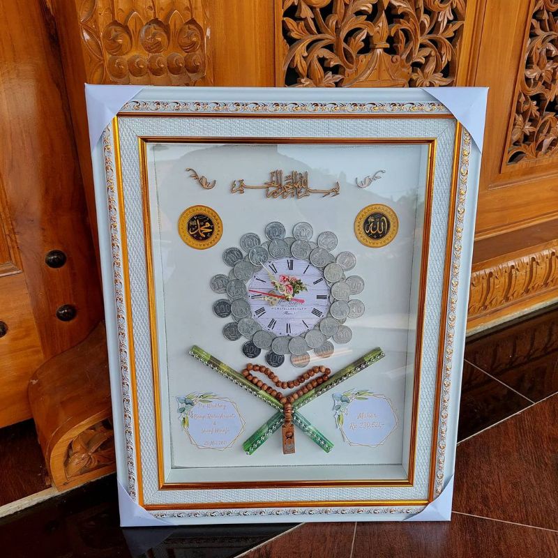 Mahar uang koin Jam Tasbih