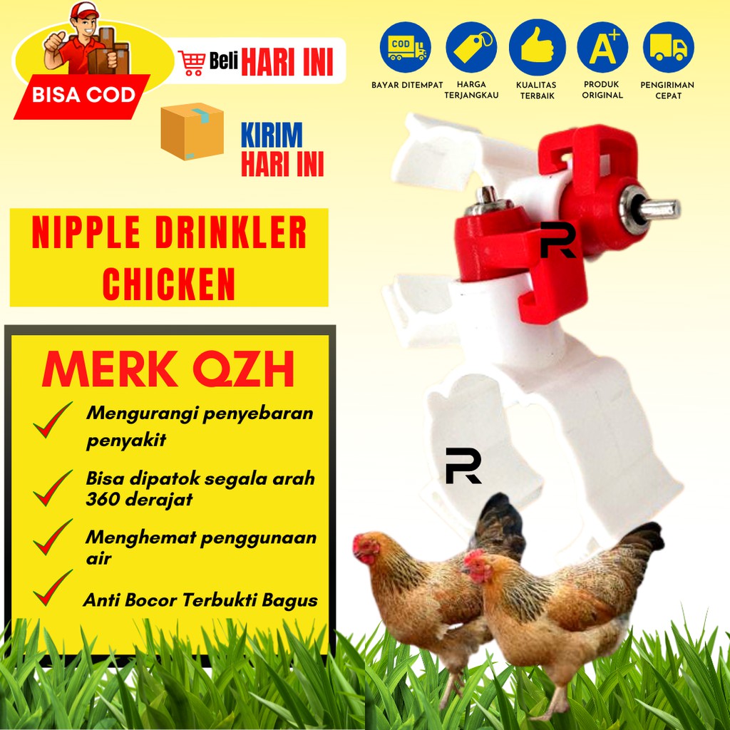 NIPEL NIPLE NIPPEL NIPPLE NEPEL NEPLE A2 AYAM BROILER AYAM PETELUR AYAM