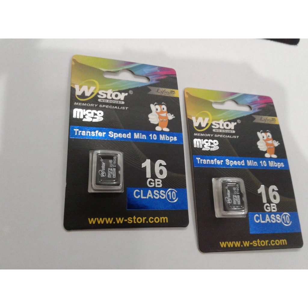 Micro Sd 16gb Wstor Packing BERGARANSI