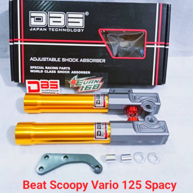 Tabung Shock RT DBS Beat Scoopy Vario 125 Spacy Gold Grey