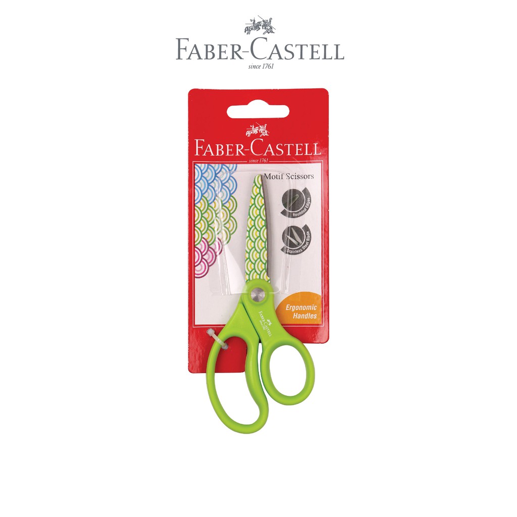 

Gunting Faber Castell Motif Scissors Green
