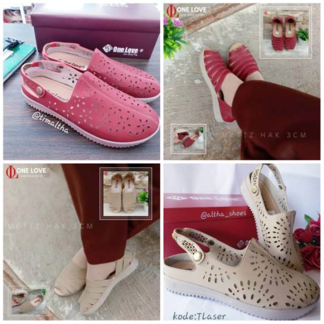 OBRAL SANDAL ONE LOVE STOK LAMA, CUCI GUDANG, SANDAL WANITA ONE LOVE