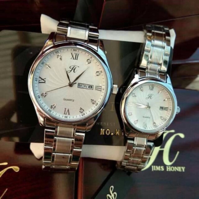Jam Tangan Pria Wanita Jimshoney 8191 Termurah / Couple Watch Daily Original Jims Honey