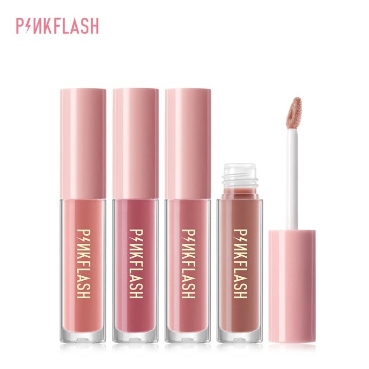 PINKFLASH LIP GLOSS Pelembab Berkilau Untuk Perawatan Bibir Montok Lipgloss