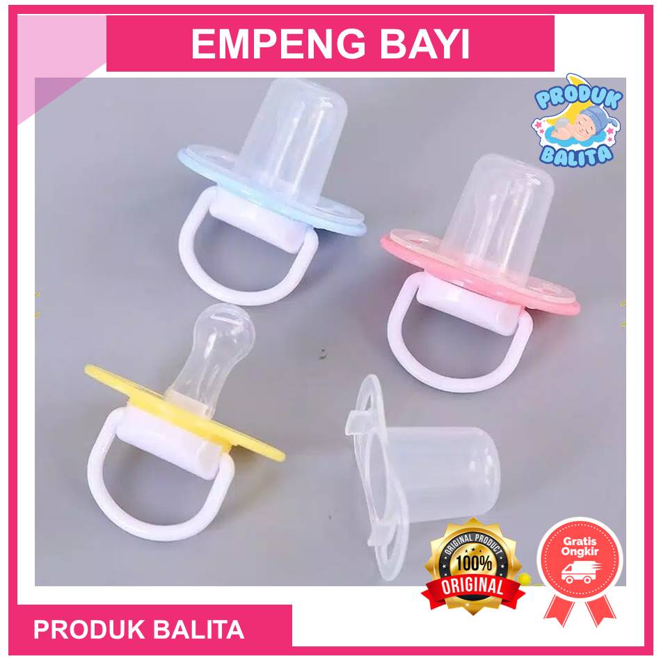 Empeng  Dot Bayi Biasa Dot Bayi Datar Dot Bayi Bulat  Baby Pacifier Baby Soother - Kompeng Bayi Food Grade