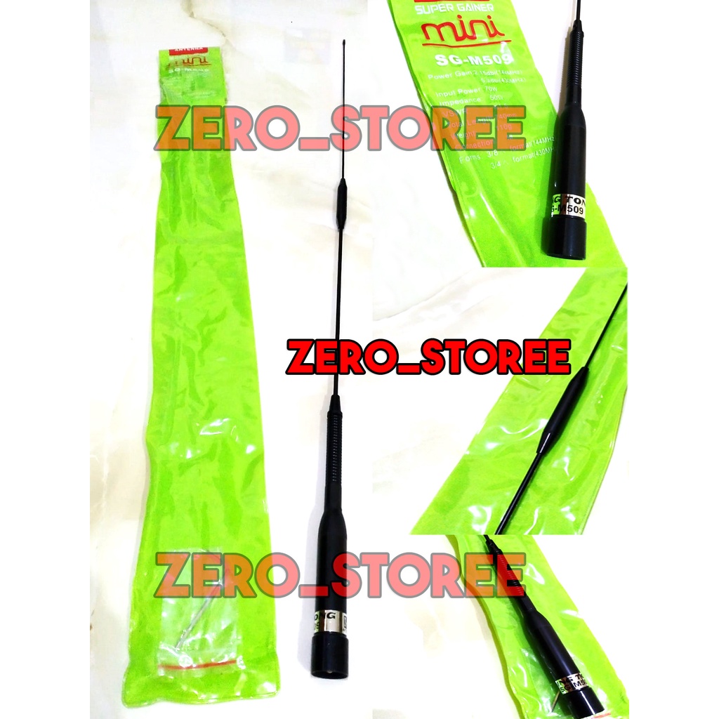Radio Antena Mobil DualBand VHF UHF SG-M509 Antenna SG-509 HT RIG Super Gainer Mini SG507 SG506 SGM506 SGM507 SG 507 sgm 506 SGM509 SG509 Dual Band SG Diamond SG-507 Sg-m506