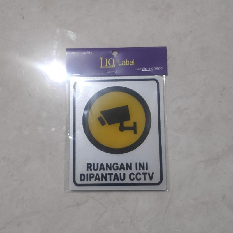 

Sign Label RUANGAN INI DIPANTAU CCTV (9,5x11,5)