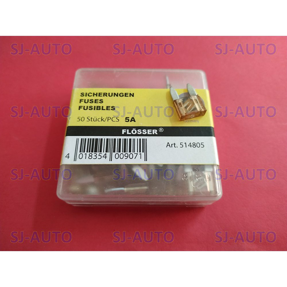 Sekring DX Mini Flosser 5A Sekring Gepeng Mini Flosser 5A