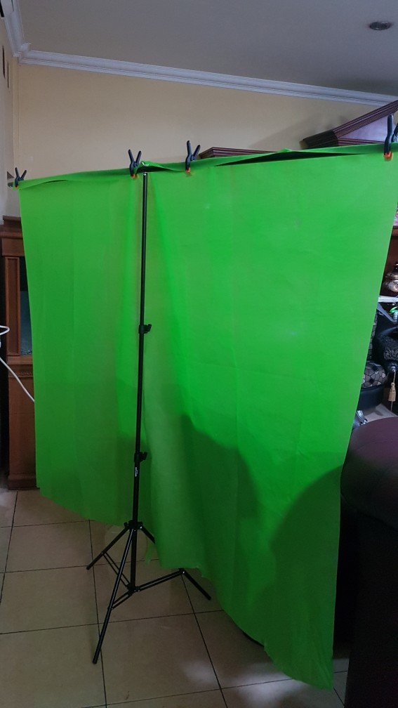 Stand Background Photography T-shape 200x200cm With 4 Clamp Clip