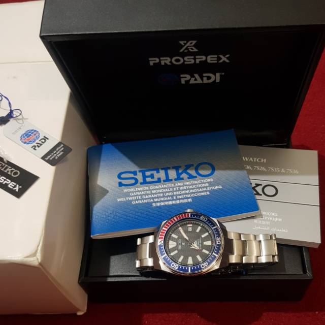 Jam tangan automatic Seiko Prospex PADI Samurai limited edition