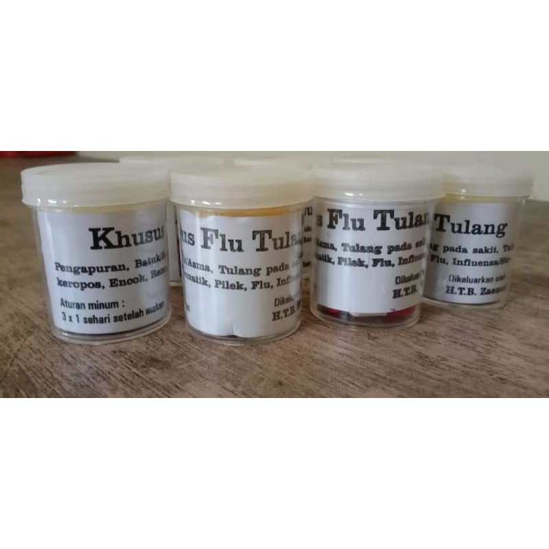 Obat Flu Tulang khas Bogor H. TB. Zainudin