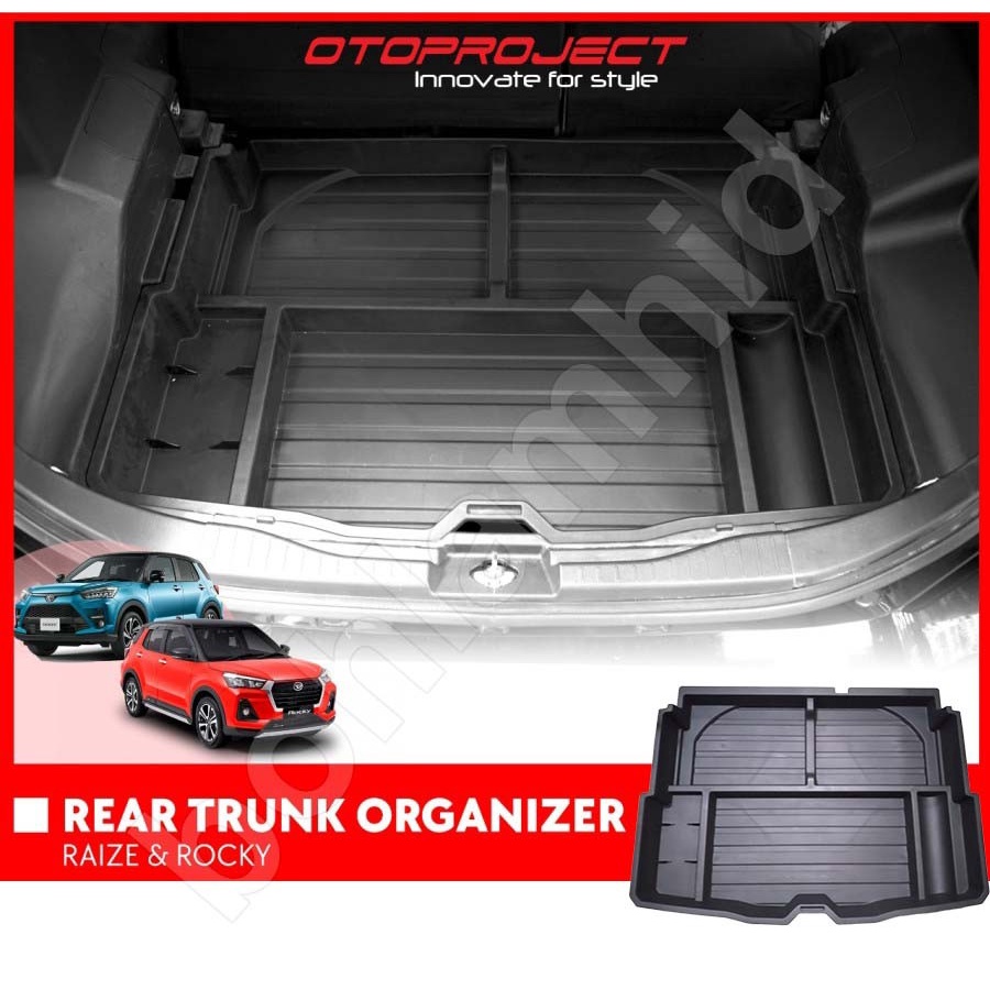 Jual Rear Trunk Organizer RAIZE ROCKY Otoproject Pengatur Box Bagasi