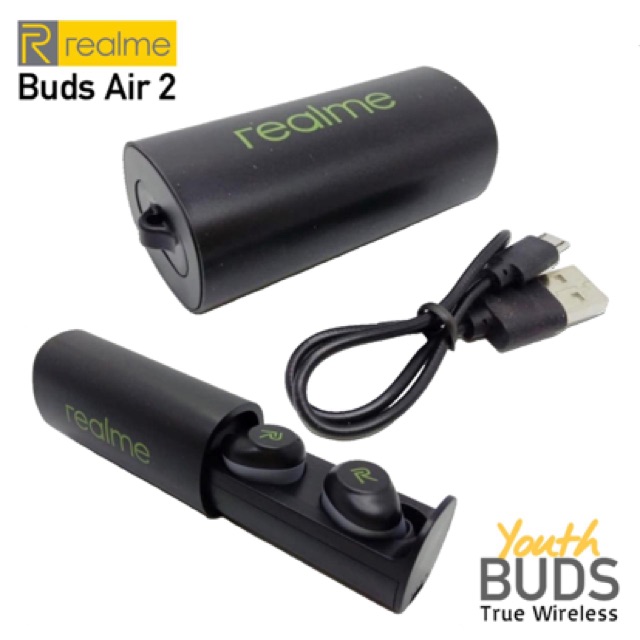 Headset Bluetooth Realme Buds Air 2 Model Touch Bluetooth Wireless Realme Buds Air 2