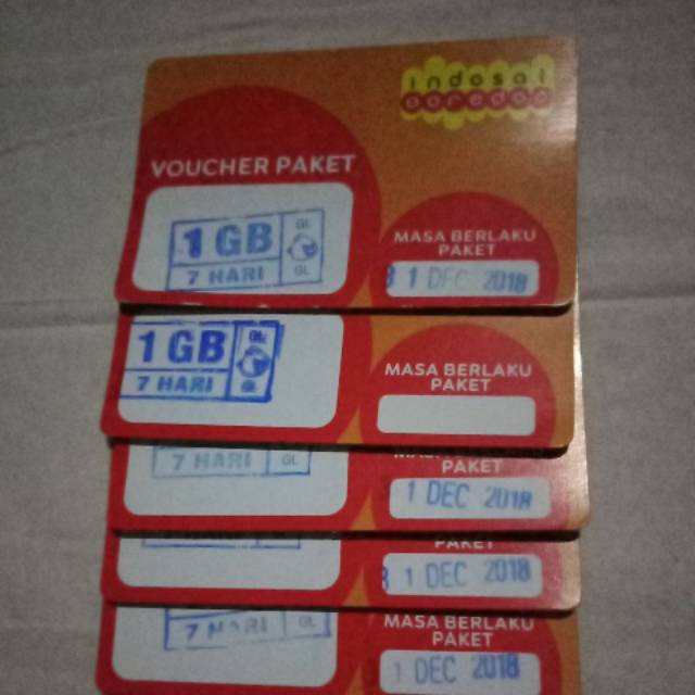 Voucher indosat ooredoo 1gb