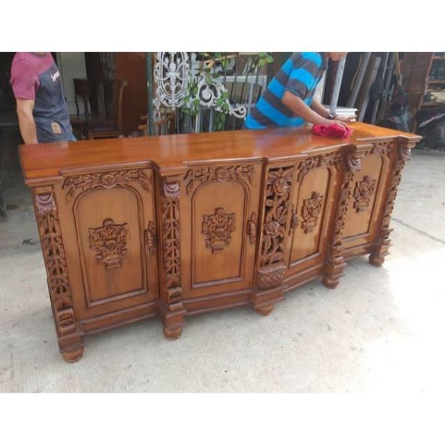 BUFET TV JATI MEJA TV JATI JEPARA