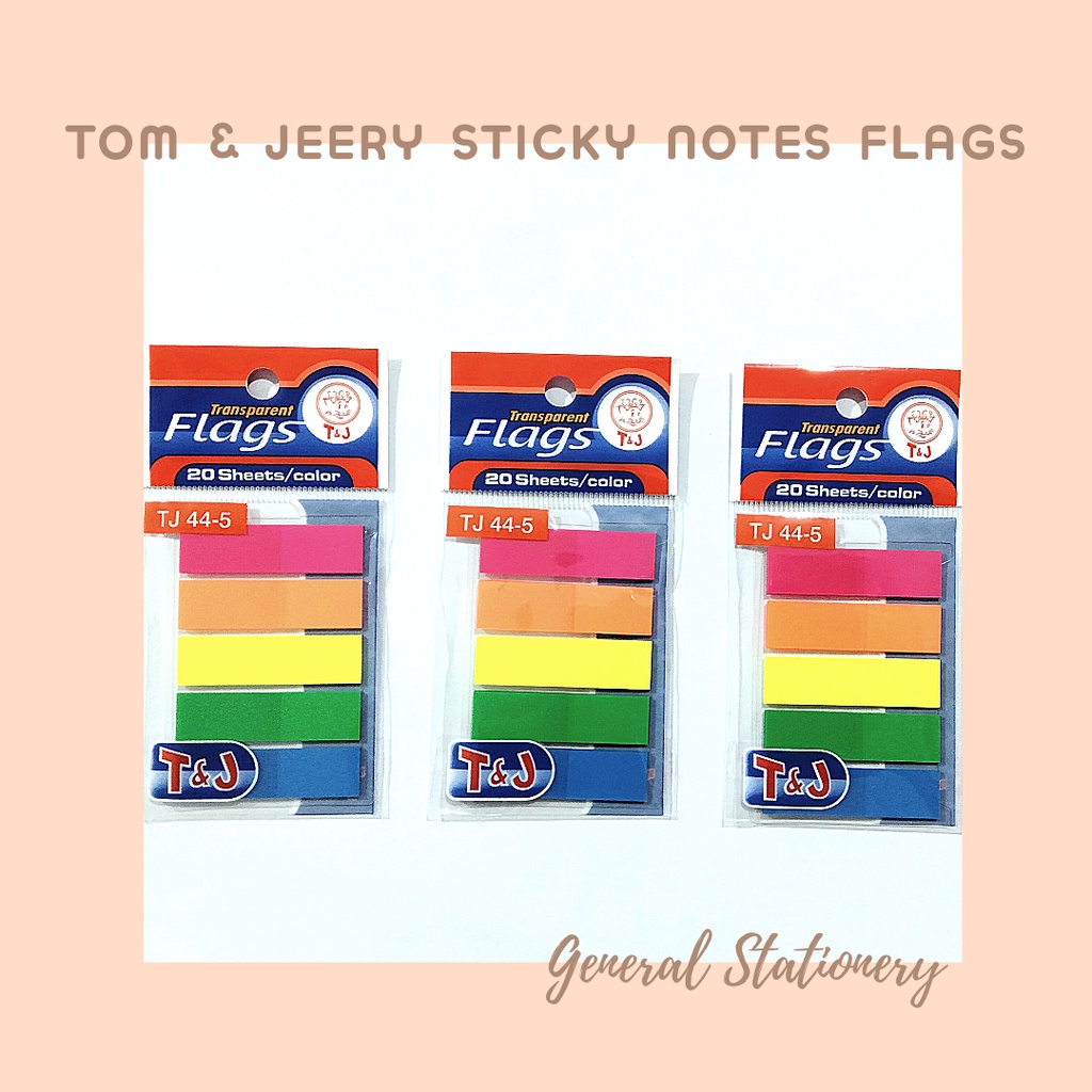 

Tom & Jerry Sticky Note Transparant Flags / Stick Notes T&J 20 sheets