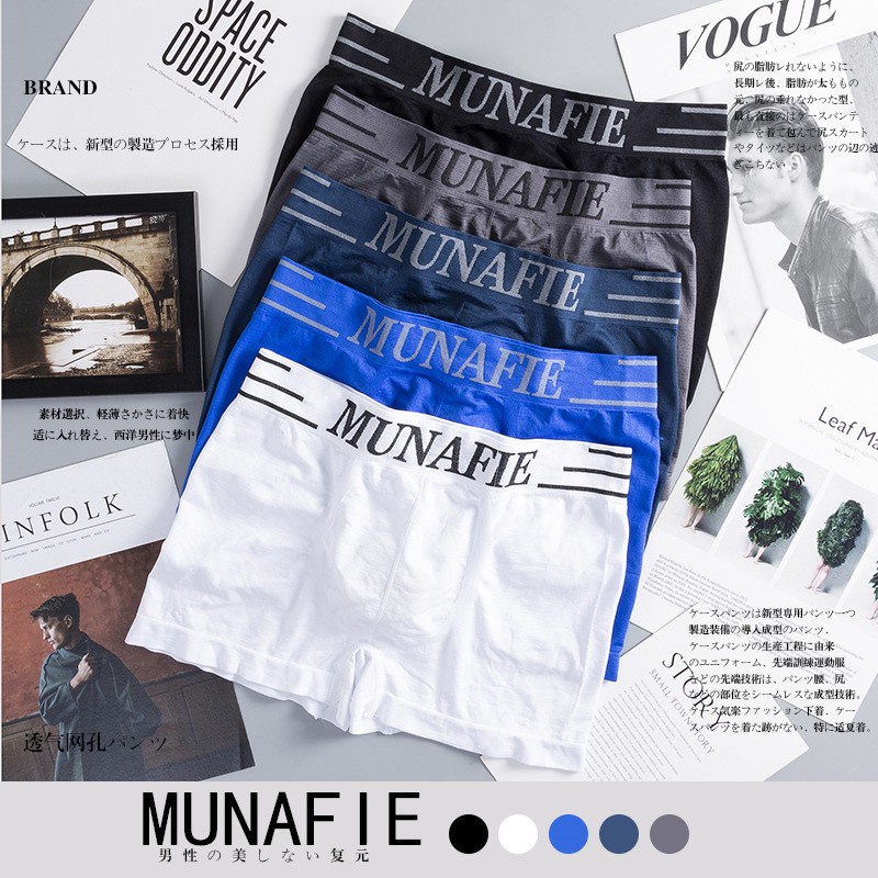 [Promo Terbaru] Celana Dalam Pria Nyaman Boxer Munafie Man Underwear Men Sempak Pria