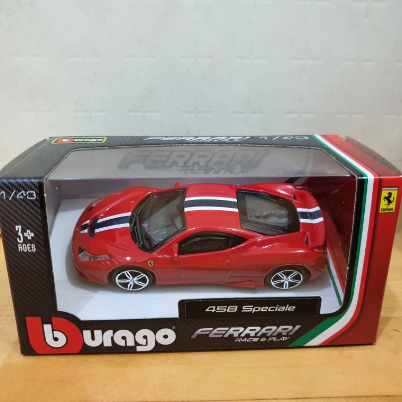 Diecast Ferrari 458 Speciale Burago 1:43