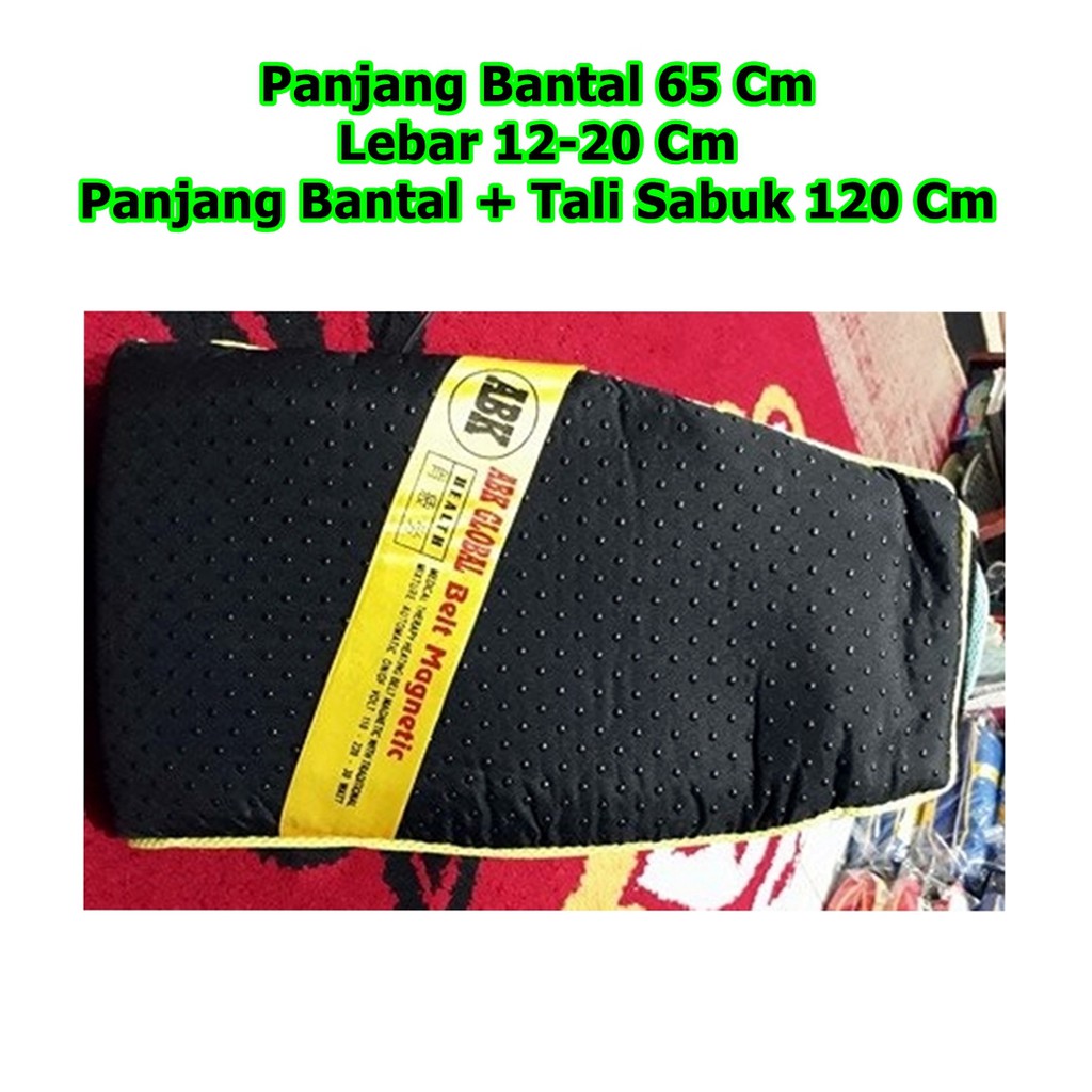 Bantal Panas ABK BINTIK GLOBAL Belt Magnetic Bantal sauna Terapi Kesehatan