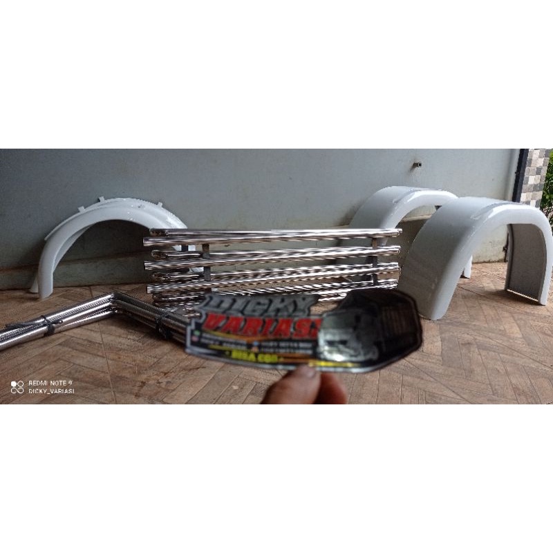 slebor belakang sama pengaman stenlis traga