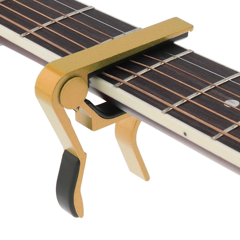 Capo Gitar Akustik / Klasik Universal 7 Warna Bahan Aluminum Alloy