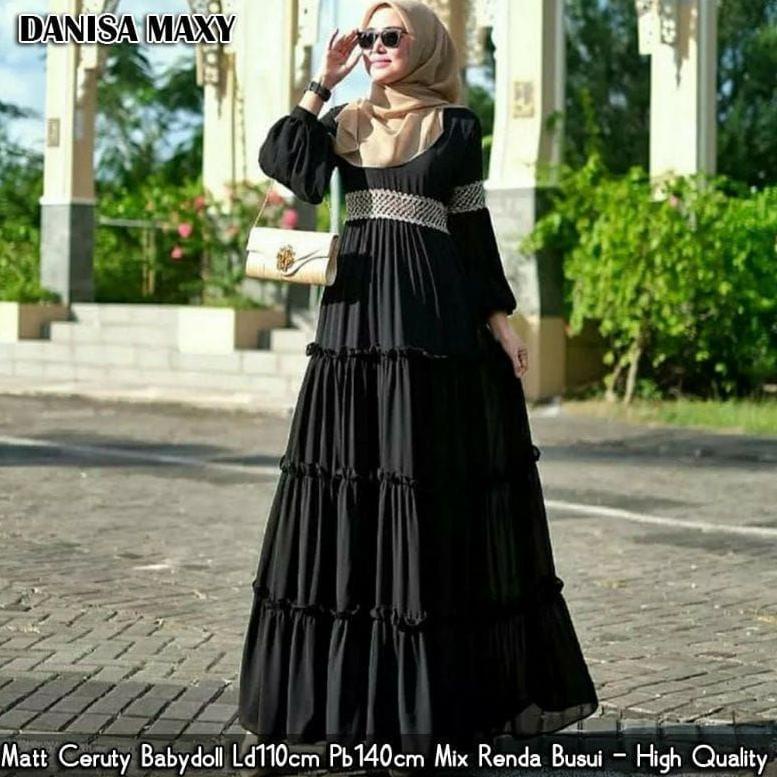 [Art. 2127] [Fashion Muslim] DANISA RENDA DRESS maxy | ceruty susun