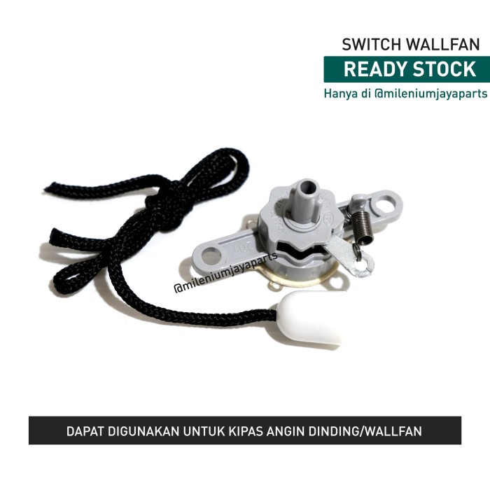 Switch Wallfan / Saklar Tarikan Kipas Angin Dinding Universal / Suit / Suit Tarik Wall Fan / Sparepa