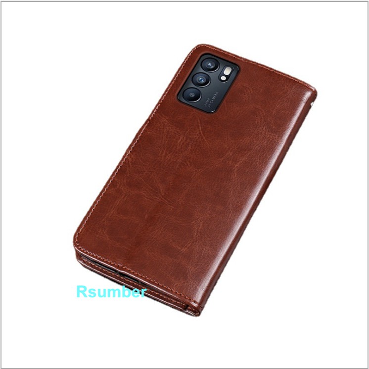 Oppo Reno6 5G Wallet case leather Flip case