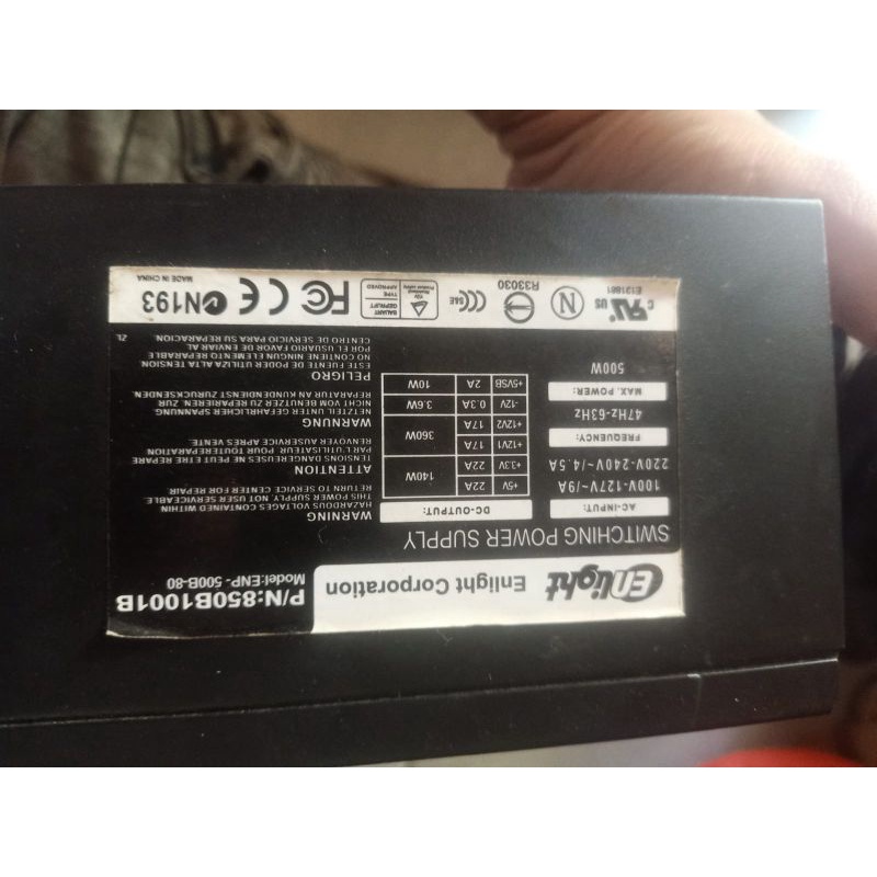 psu pure enlight 500w