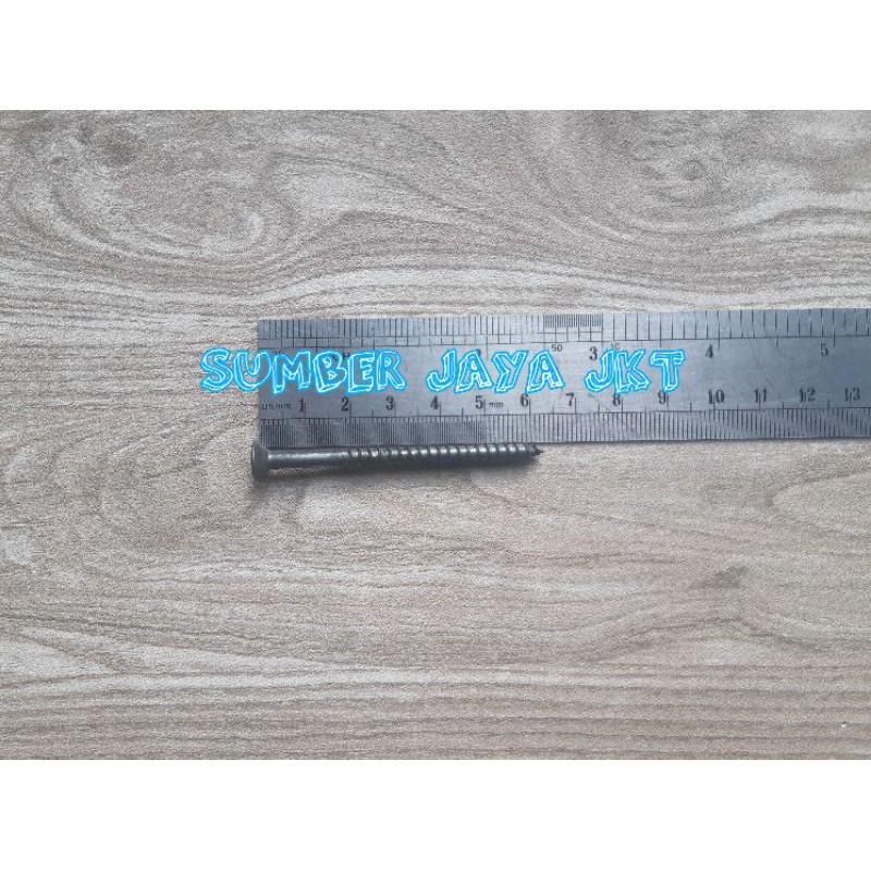 Sekrup Skrup Kayu ( + ) 21/2 × 10 - Paku Sekrup  Skrup Kayu 21/2 × 10