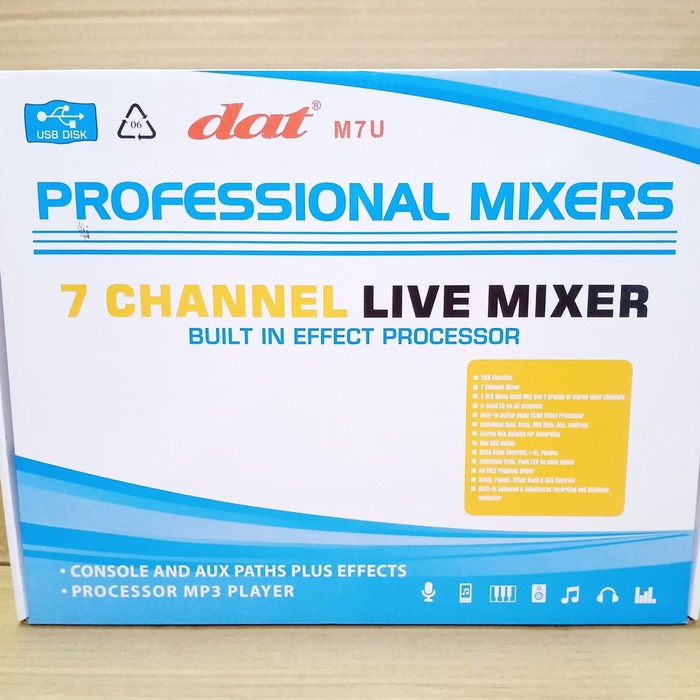 DAT M7U MIXER AUDIO 7 CHANNEL