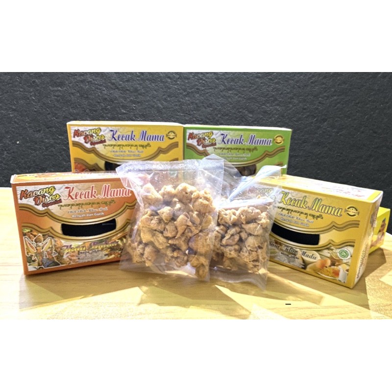 

•KECAK MAMA KACANG DISCO KEMASAN ISI 10 PCS RASA BERBEDA•