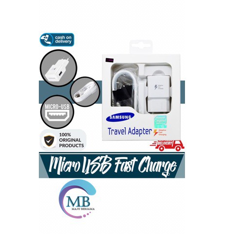 Charger Samsung Original Fast Charging Micro USB | Charger Fast Charging | Casan Samsung MB1917