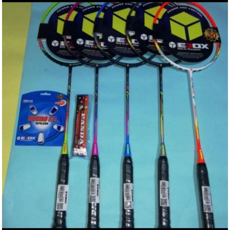 Raket Badminton Ebox Dutro 30 Bonus (senar + grip)