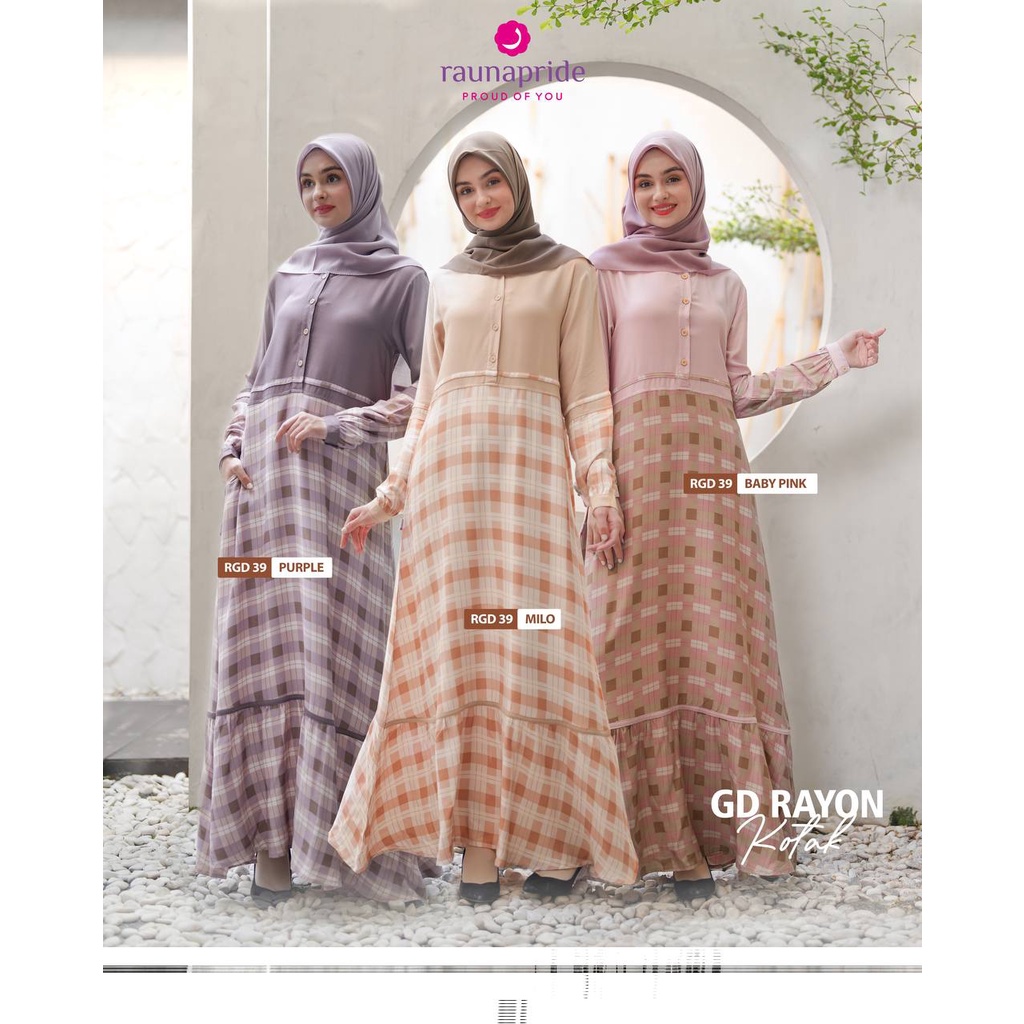 Gamis Rauna RGD 39 / Fashion Muslim Gamis Dress / baju