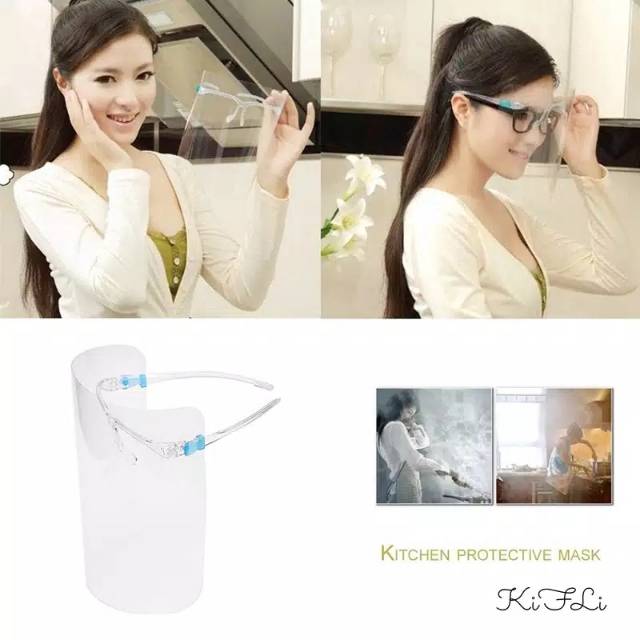 Face Shield Kacamata / Face Shield Nagita READY STOCK