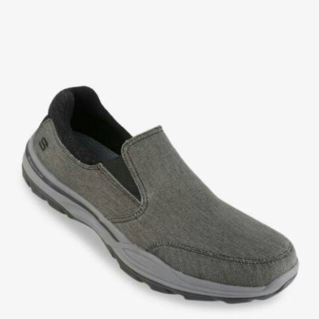 100% ORI STORE SKECHERS BRAND NEW IN BOX SEPATU PRIA COWOK AUTHENTIC Canvas Slip On Original