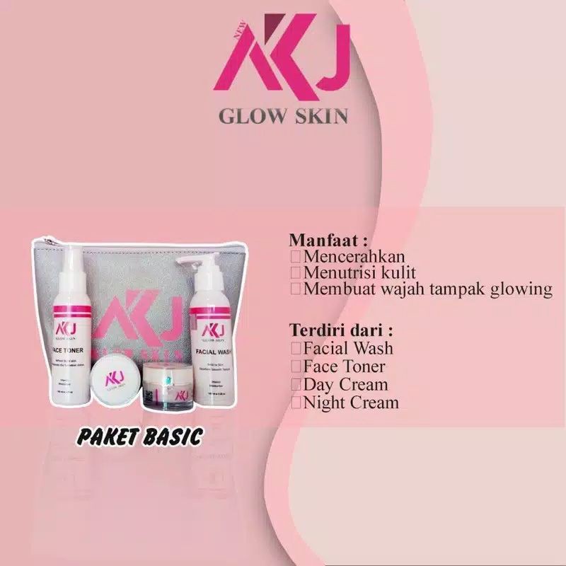CREAM AKJ GLOW SKIN PAKET BASIC