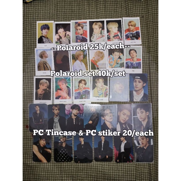 [[READY]] PC POLAROID TINCASE NCT 2020 STIKER YUTA TEN WINWIN HAECHAN SUNGCHAN JISUNG RENJUN CHENLE 