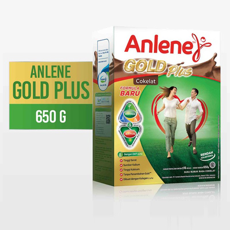 

Anlene Susu Bubuk Gold Plus Coklat 650g