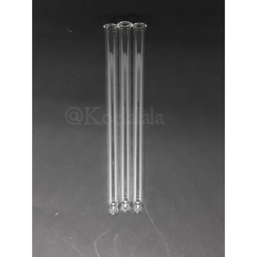 100pcs Kaca Pipet Tumpul Bening Only Kaca Untuk Pipet Serbaguna